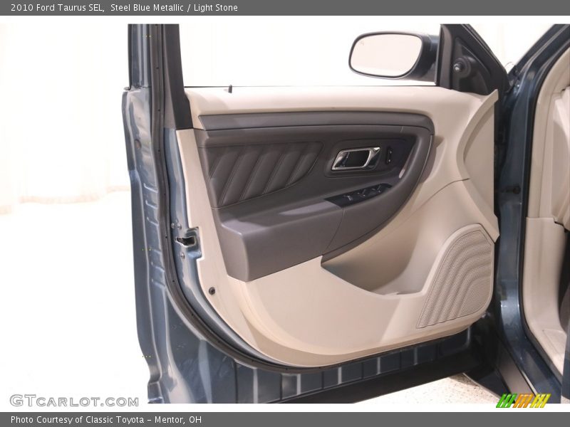 Steel Blue Metallic / Light Stone 2010 Ford Taurus SEL