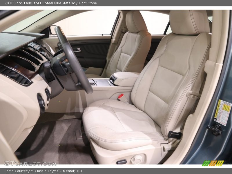 Steel Blue Metallic / Light Stone 2010 Ford Taurus SEL