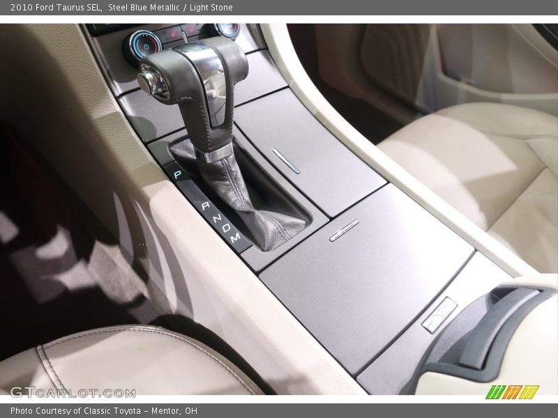 Steel Blue Metallic / Light Stone 2010 Ford Taurus SEL