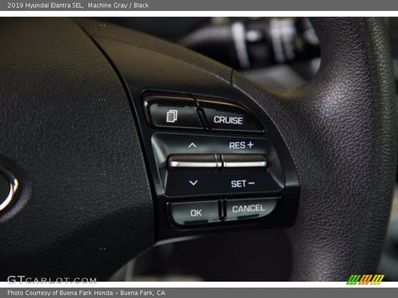 Machine Gray / Black 2019 Hyundai Elantra SEL
