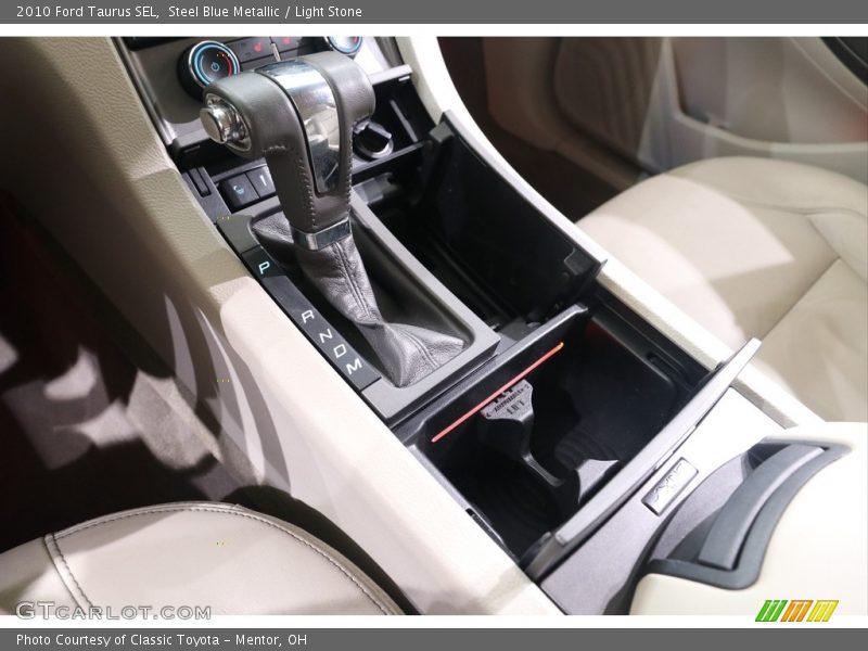 Steel Blue Metallic / Light Stone 2010 Ford Taurus SEL