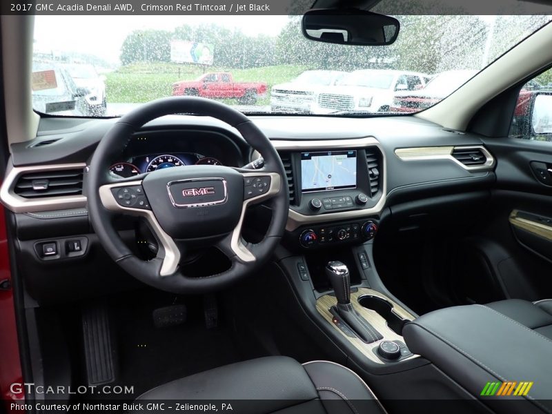 Crimson Red Tintcoat / Jet Black 2017 GMC Acadia Denali AWD