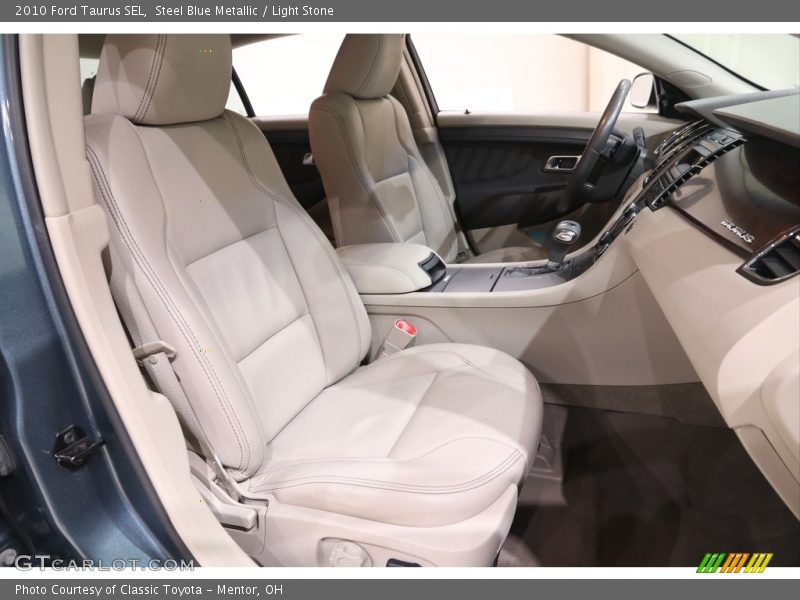 Steel Blue Metallic / Light Stone 2010 Ford Taurus SEL