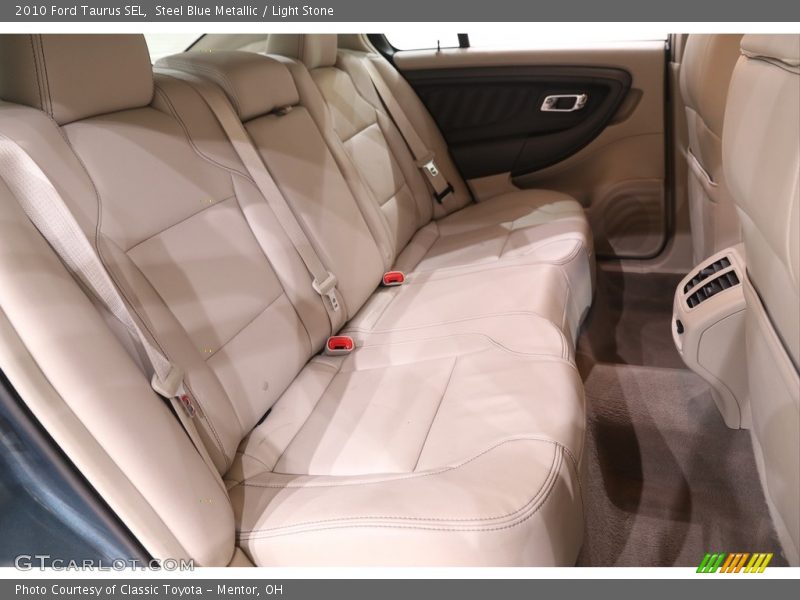 Steel Blue Metallic / Light Stone 2010 Ford Taurus SEL