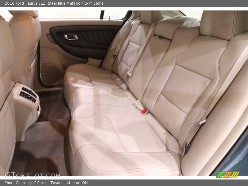 Steel Blue Metallic / Light Stone 2010 Ford Taurus SEL