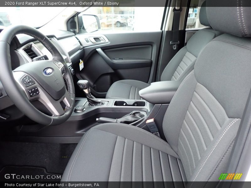 Front Seat of 2020 Ranger XLT SuperCrew 4x4