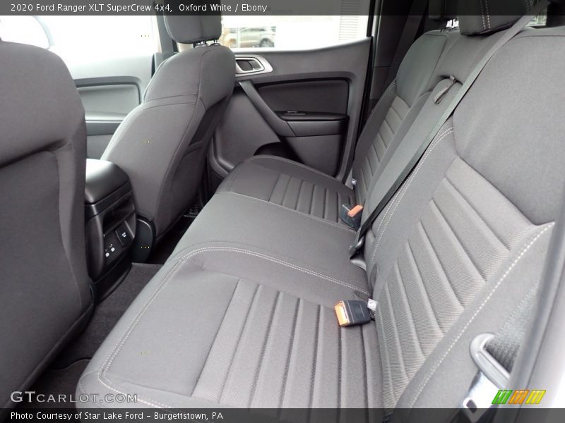 Rear Seat of 2020 Ranger XLT SuperCrew 4x4