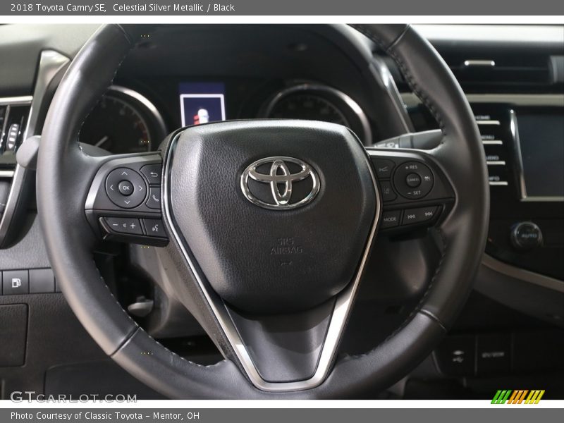 Celestial Silver Metallic / Black 2018 Toyota Camry SE