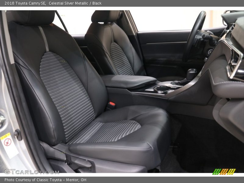 Celestial Silver Metallic / Black 2018 Toyota Camry SE