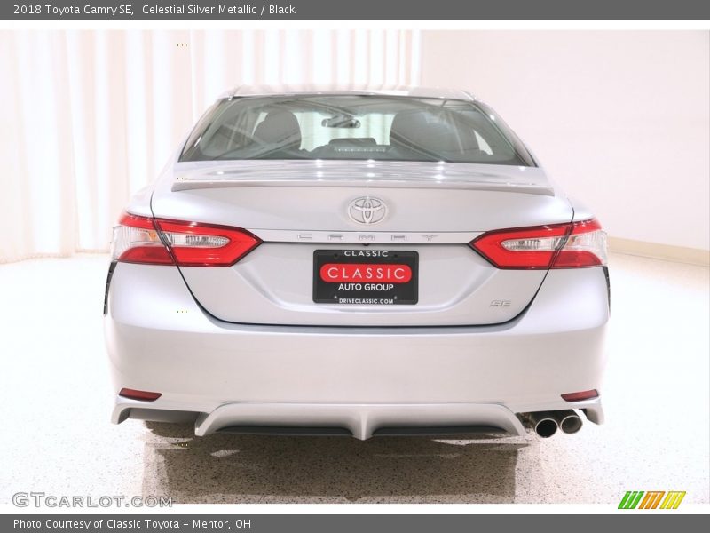 Celestial Silver Metallic / Black 2018 Toyota Camry SE