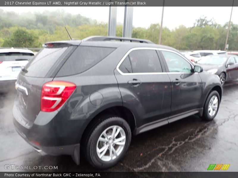 Nightfall Gray Metallic / Light Titanium/Jet Black 2017 Chevrolet Equinox LT AWD