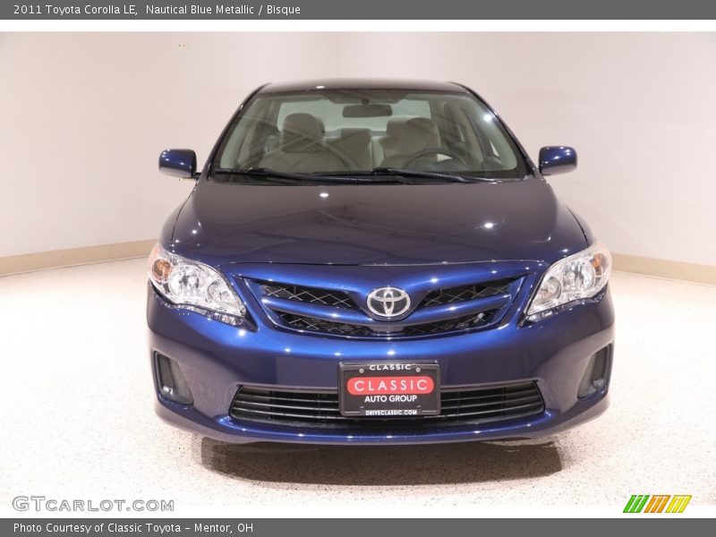 Nautical Blue Metallic / Bisque 2011 Toyota Corolla LE