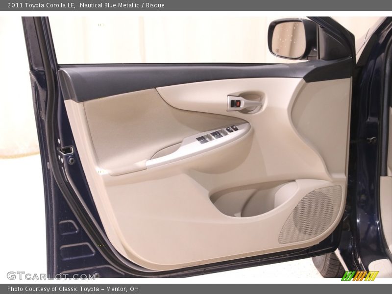 Nautical Blue Metallic / Bisque 2011 Toyota Corolla LE
