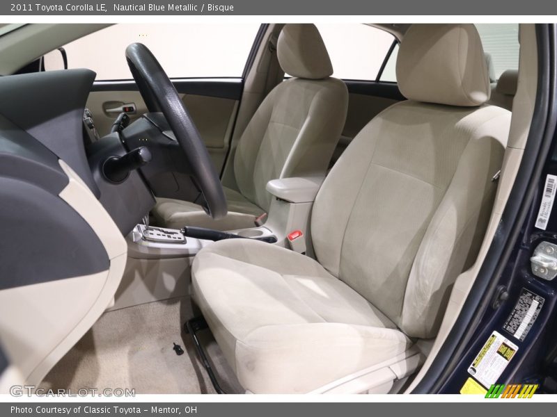Nautical Blue Metallic / Bisque 2011 Toyota Corolla LE