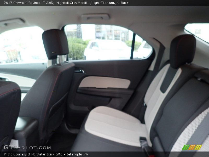 Nightfall Gray Metallic / Light Titanium/Jet Black 2017 Chevrolet Equinox LT AWD