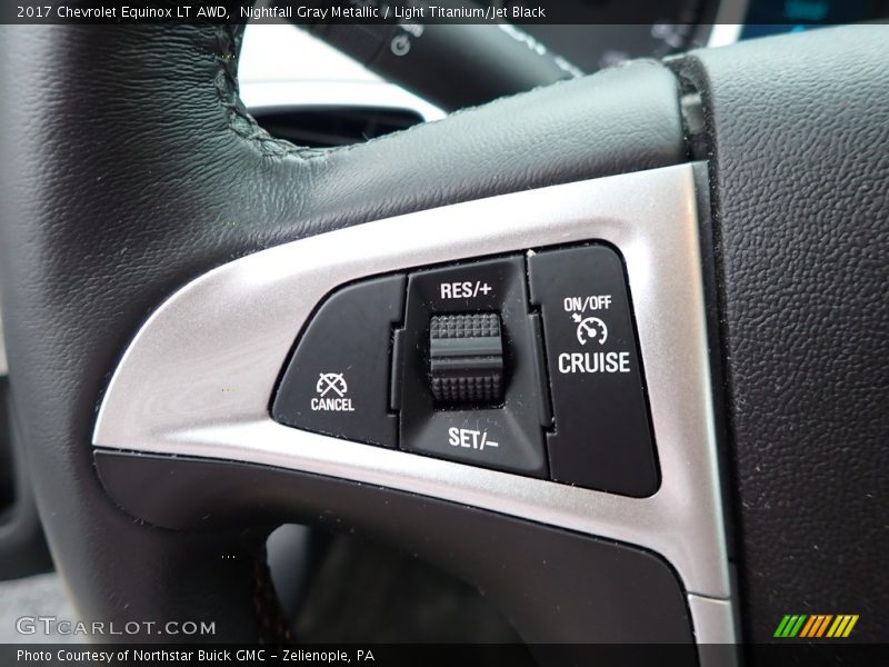 Nightfall Gray Metallic / Light Titanium/Jet Black 2017 Chevrolet Equinox LT AWD