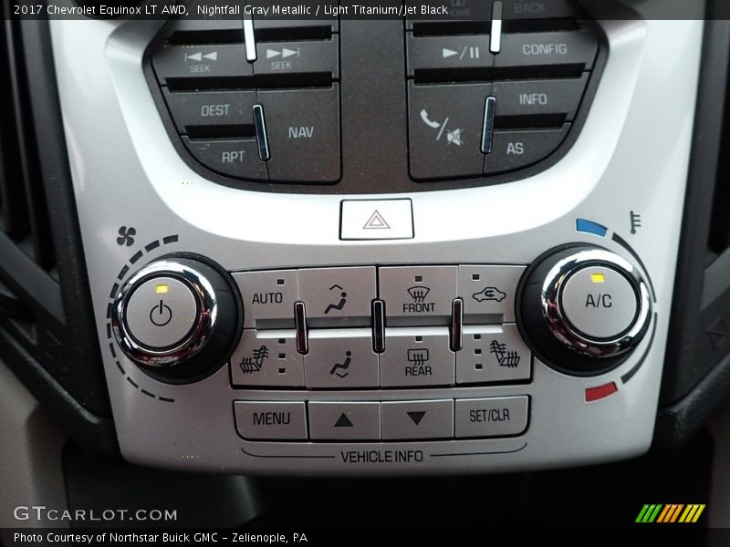 Nightfall Gray Metallic / Light Titanium/Jet Black 2017 Chevrolet Equinox LT AWD