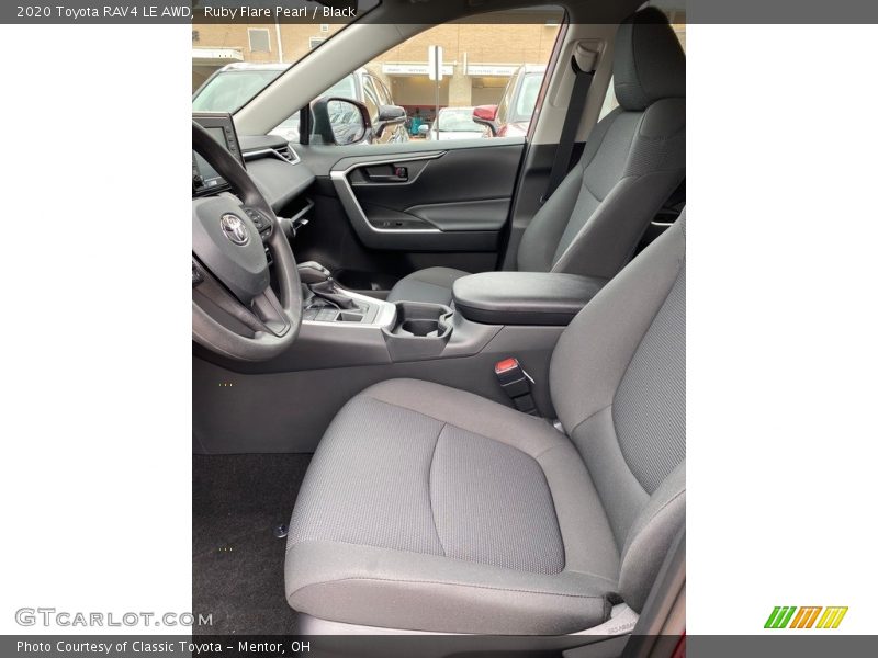 Ruby Flare Pearl / Black 2020 Toyota RAV4 LE AWD