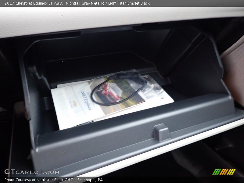 Nightfall Gray Metallic / Light Titanium/Jet Black 2017 Chevrolet Equinox LT AWD