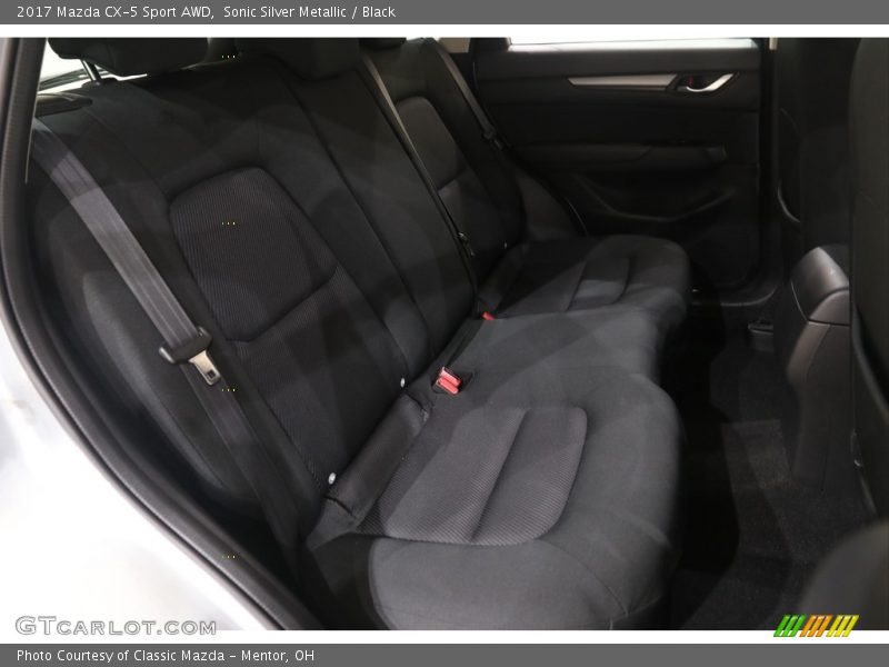 Sonic Silver Metallic / Black 2017 Mazda CX-5 Sport AWD