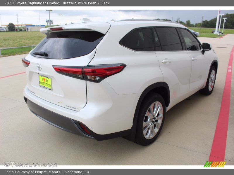 Blizzard White Pearl / Black 2020 Toyota Highlander Limited