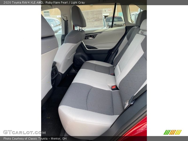 Ruby Flare Pearl / Light Gray 2020 Toyota RAV4 XLE AWD
