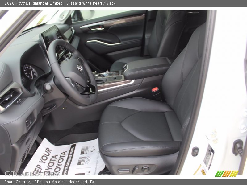 Blizzard White Pearl / Black 2020 Toyota Highlander Limited