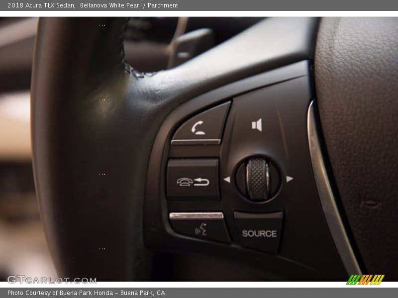 Bellanova White Pearl / Parchment 2018 Acura TLX Sedan