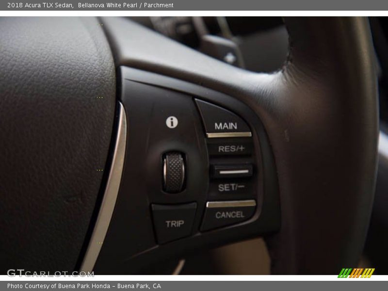 Bellanova White Pearl / Parchment 2018 Acura TLX Sedan