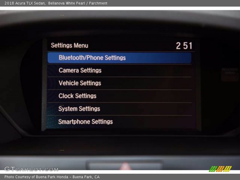 Bellanova White Pearl / Parchment 2018 Acura TLX Sedan