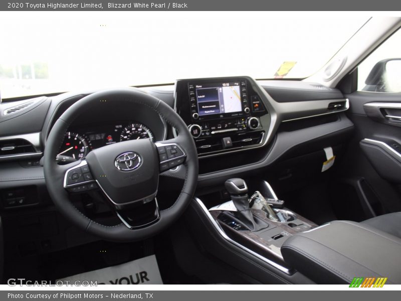 Blizzard White Pearl / Black 2020 Toyota Highlander Limited