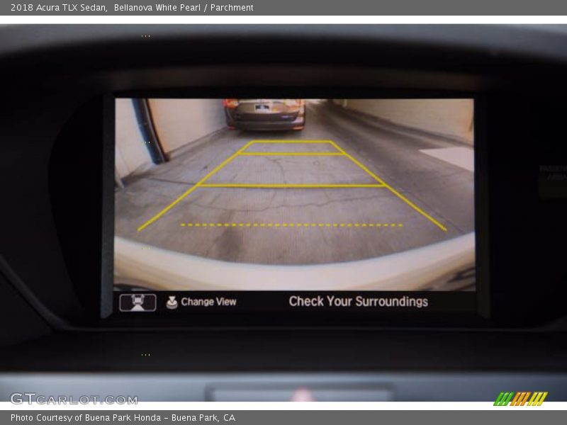 Bellanova White Pearl / Parchment 2018 Acura TLX Sedan