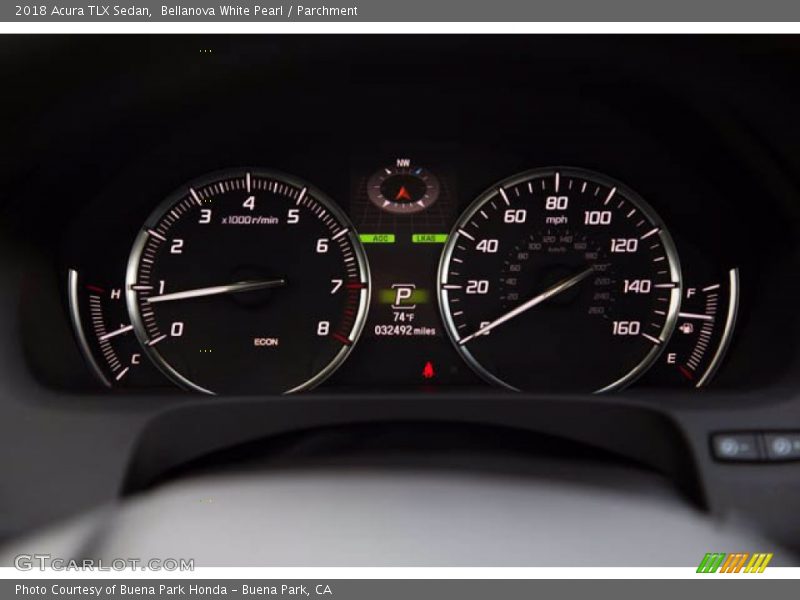 Bellanova White Pearl / Parchment 2018 Acura TLX Sedan