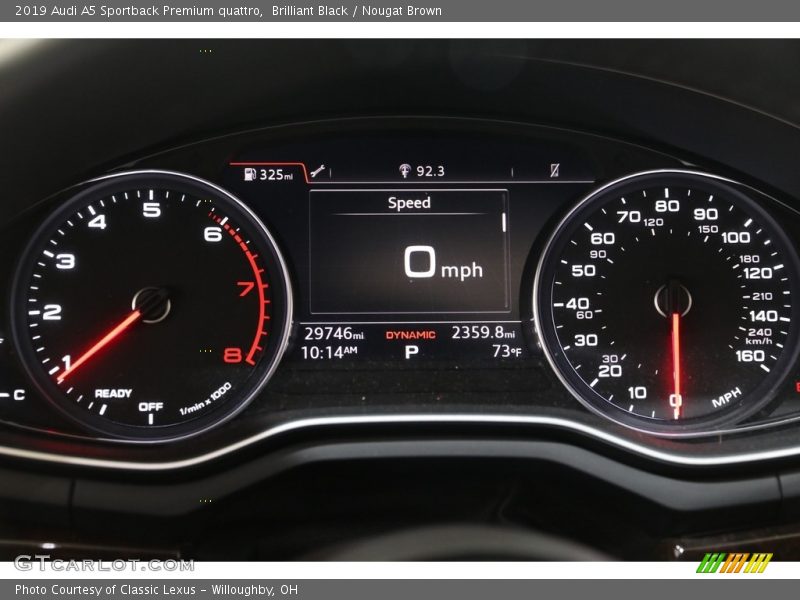  2019 A5 Sportback Premium quattro Premium quattro Gauges