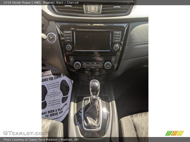Magnetic Black / Charcoal 2018 Nissan Rogue S AWD