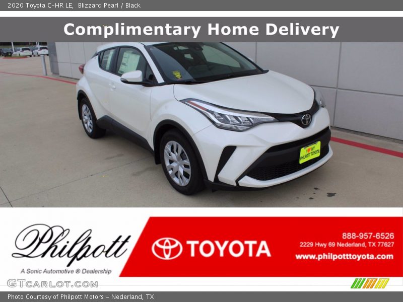 Blizzard Pearl / Black 2020 Toyota C-HR LE