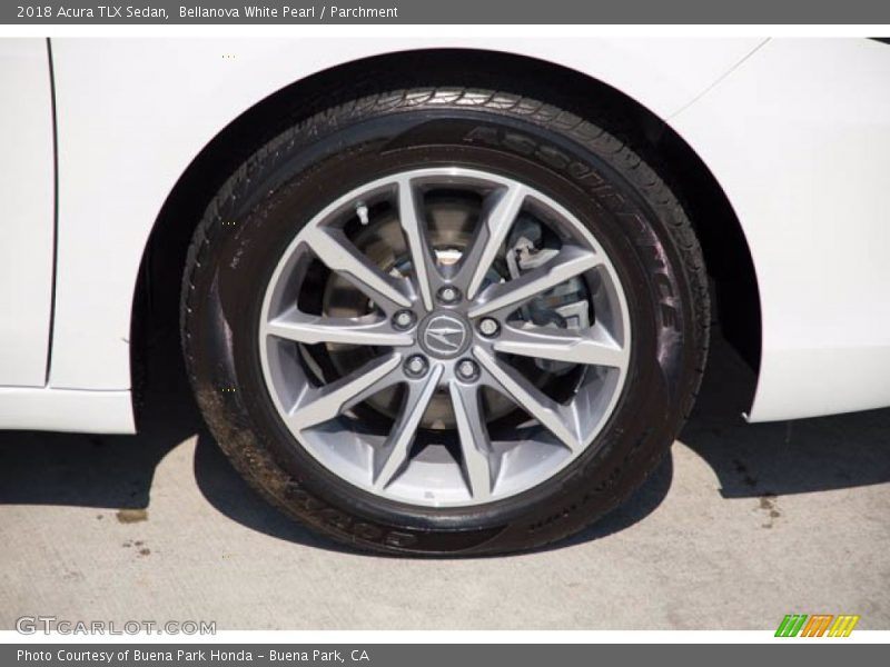 Bellanova White Pearl / Parchment 2018 Acura TLX Sedan