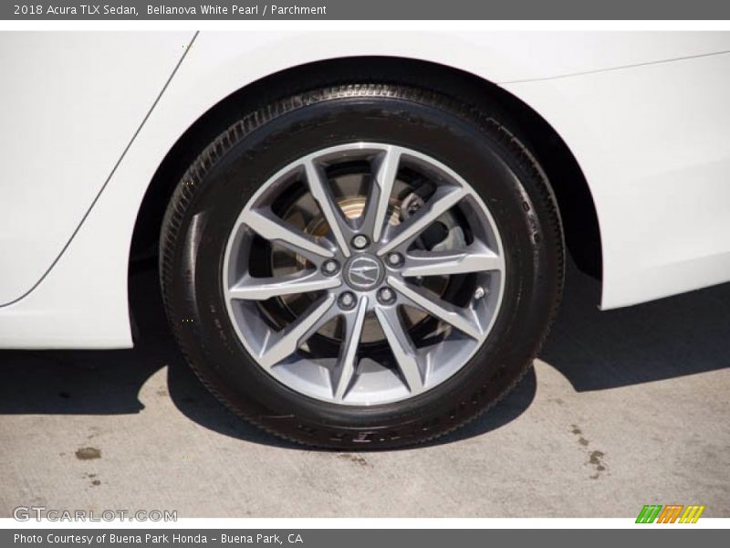Bellanova White Pearl / Parchment 2018 Acura TLX Sedan