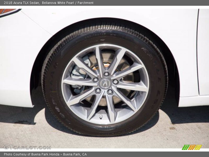 Bellanova White Pearl / Parchment 2018 Acura TLX Sedan