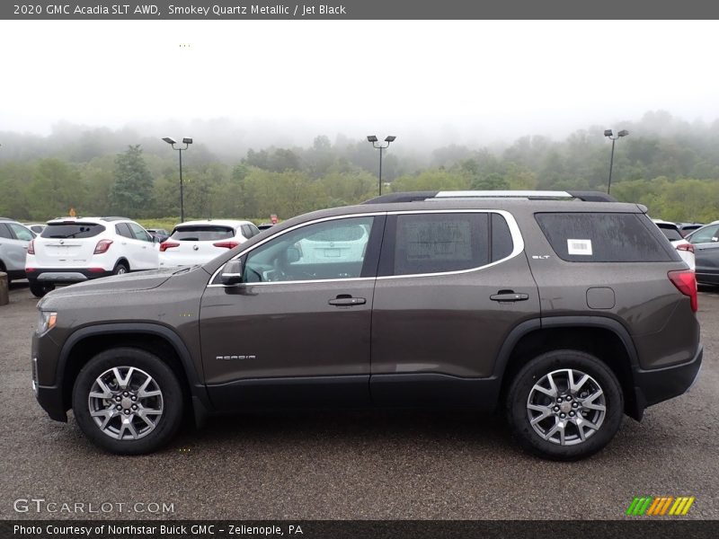 Smokey Quartz Metallic / Jet Black 2020 GMC Acadia SLT AWD