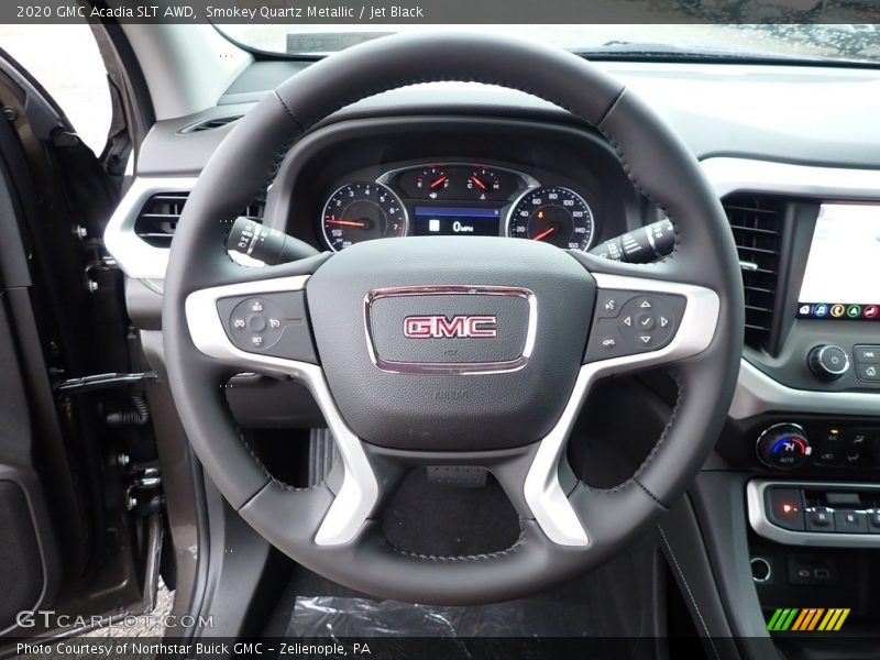 Smokey Quartz Metallic / Jet Black 2020 GMC Acadia SLT AWD