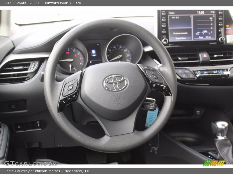 Blizzard Pearl / Black 2020 Toyota C-HR LE