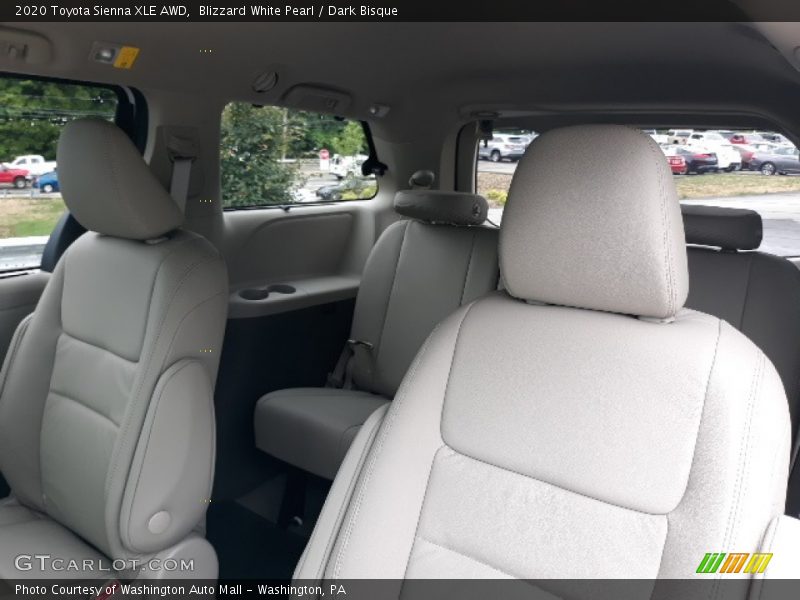 Blizzard White Pearl / Dark Bisque 2020 Toyota Sienna XLE AWD