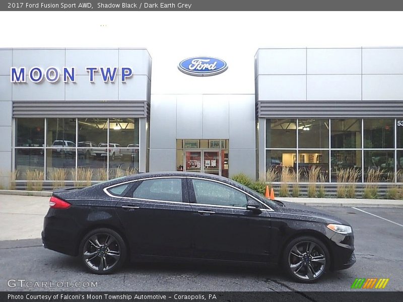 Shadow Black / Dark Earth Grey 2017 Ford Fusion Sport AWD