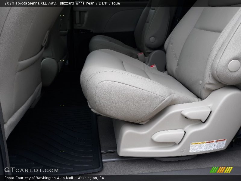 Blizzard White Pearl / Dark Bisque 2020 Toyota Sienna XLE AWD