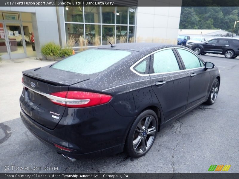 Shadow Black / Dark Earth Grey 2017 Ford Fusion Sport AWD