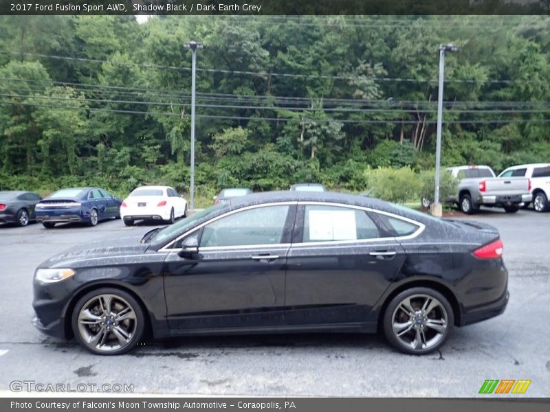 Shadow Black / Dark Earth Grey 2017 Ford Fusion Sport AWD