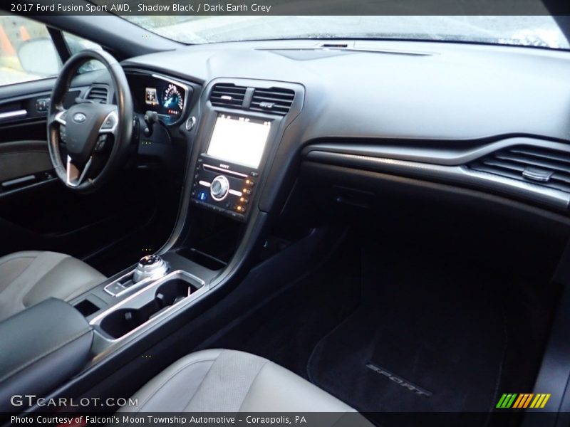 Shadow Black / Dark Earth Grey 2017 Ford Fusion Sport AWD