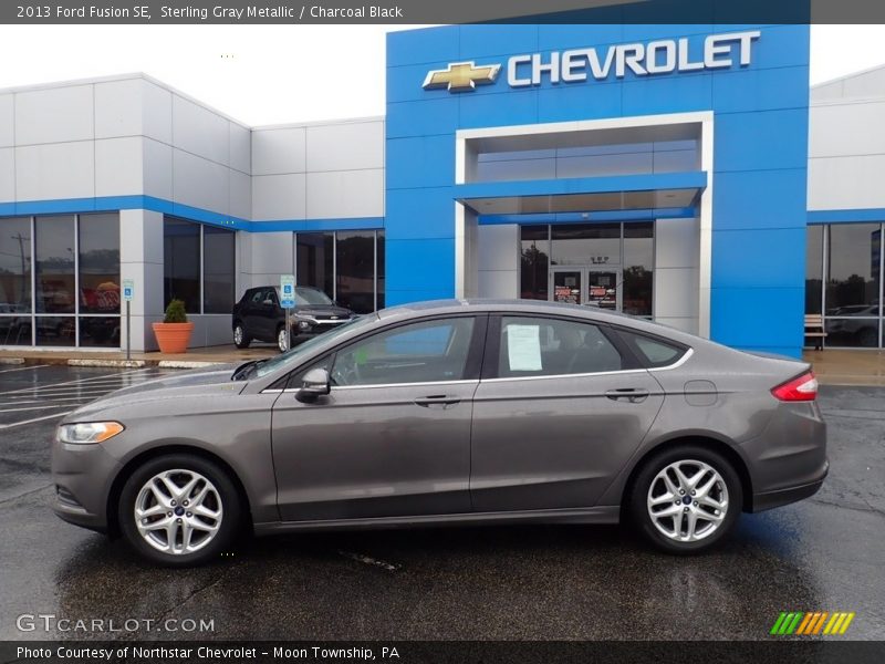 Sterling Gray Metallic / Charcoal Black 2013 Ford Fusion SE