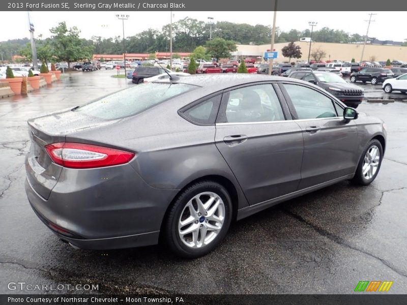 Sterling Gray Metallic / Charcoal Black 2013 Ford Fusion SE